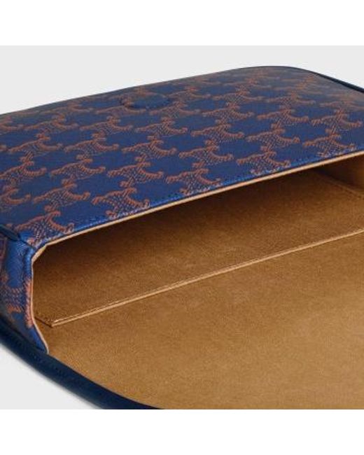 Céline Blue Small Folco Messenger for men
