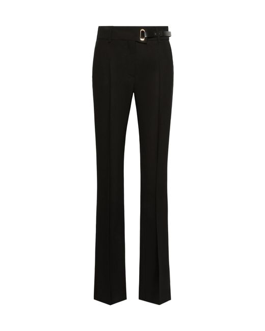 Sportmax Black Casual Pants With Belt Loops