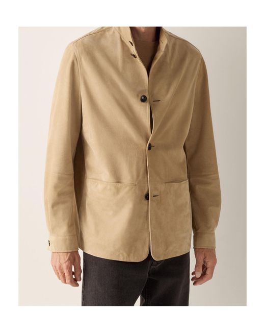 Zegna Natural Button-Up Jacket for men