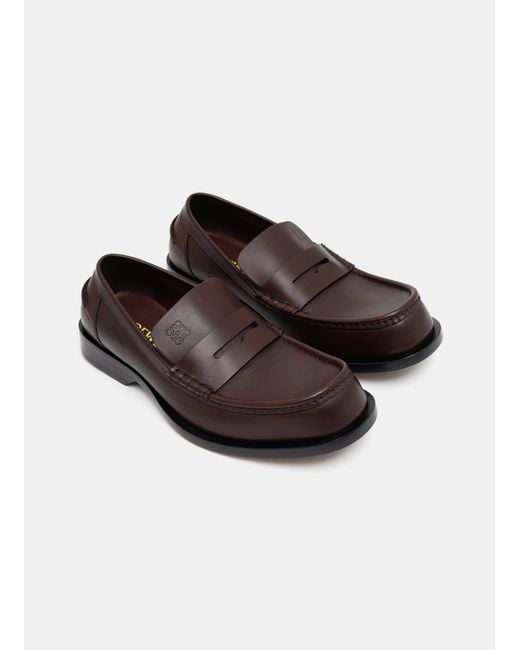 Loewe Brown Bobine Loafers for men