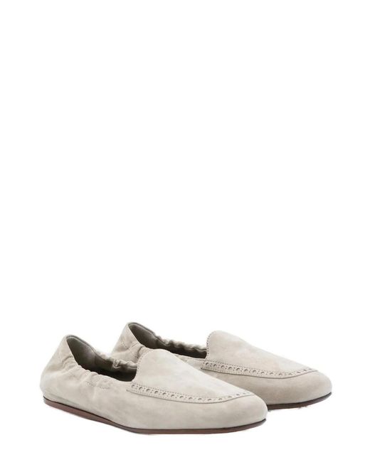 Church's White Round-Toe Elasticated Loafers