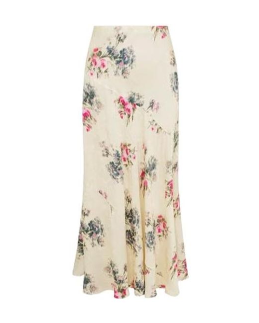 LoveShackFancy Natural Bertha Skirt