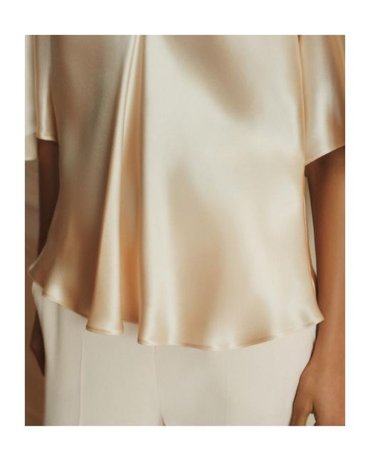 Marella Natural Silk Satin Blouse