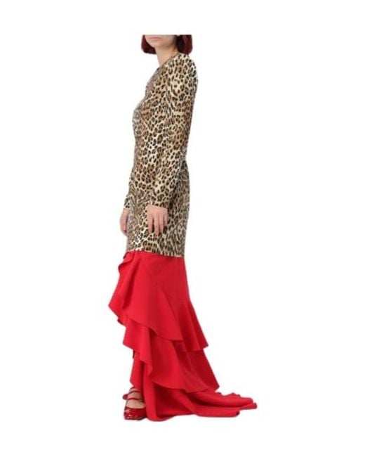 Moschino Natural Print Dress