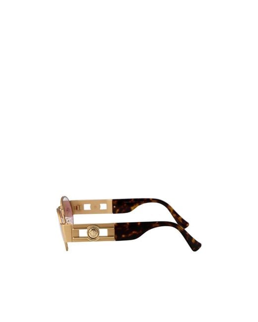 Versace Pink Eyewear Oval-Frame Sunglasses for men