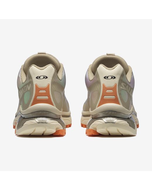 Salomon Lab Gray Salomon Xt-4 Og Aurora Borealis Logo Printed Sneakers for men