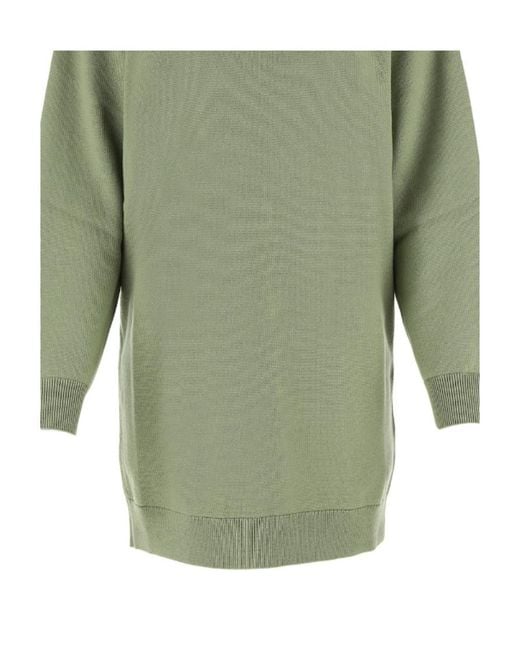 KENZO Green Tiger-Patch Jumper