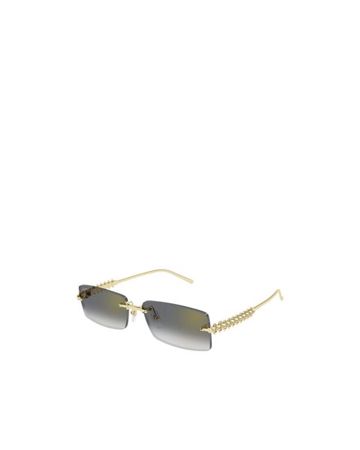 Cartier Multicolor Rectangle Frameless Sunglasses for men