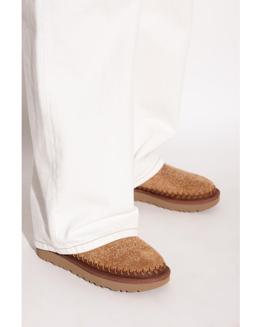 Ugg Brown Classic Micro Biarritz Boots
