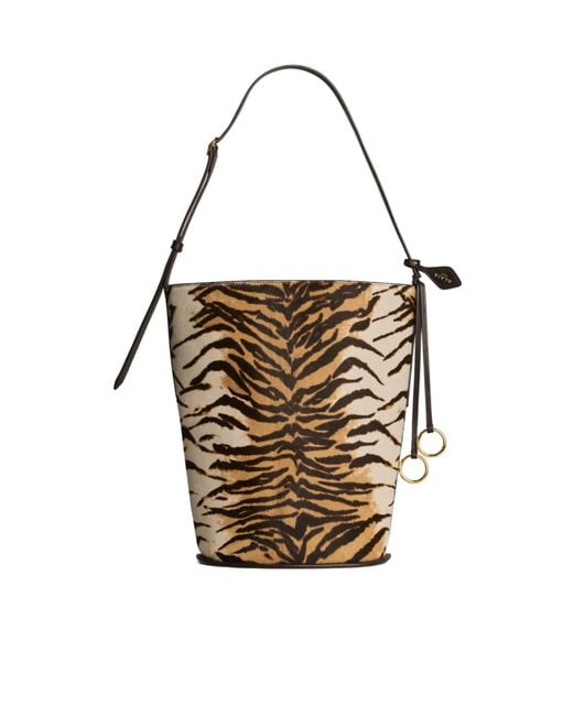 Alaïa White Alaïa Hip Small Bucket Bag