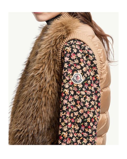 Moncler Brown Wool Down Vest