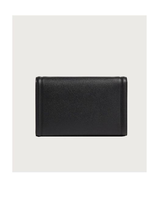 Ferragamo Black Mini Clutch Bag