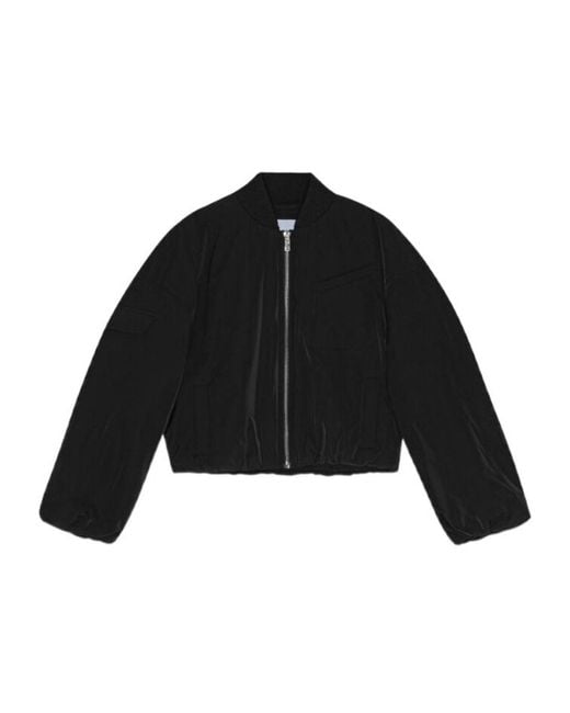 Ganni Black Coats & Jackets
