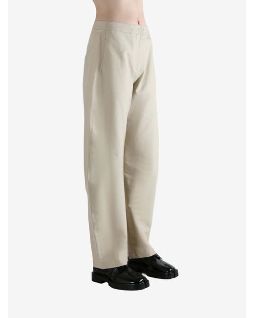 Amomento Gray Curved Long Pants