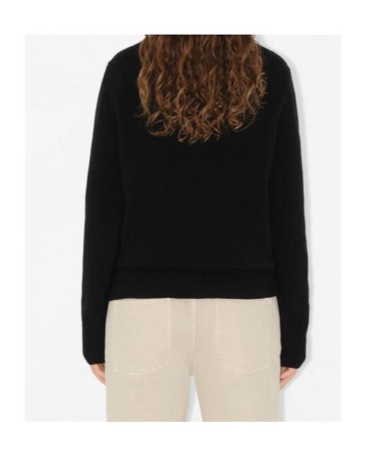 Burberry Black Luxurious Wool And Cashmere Blend