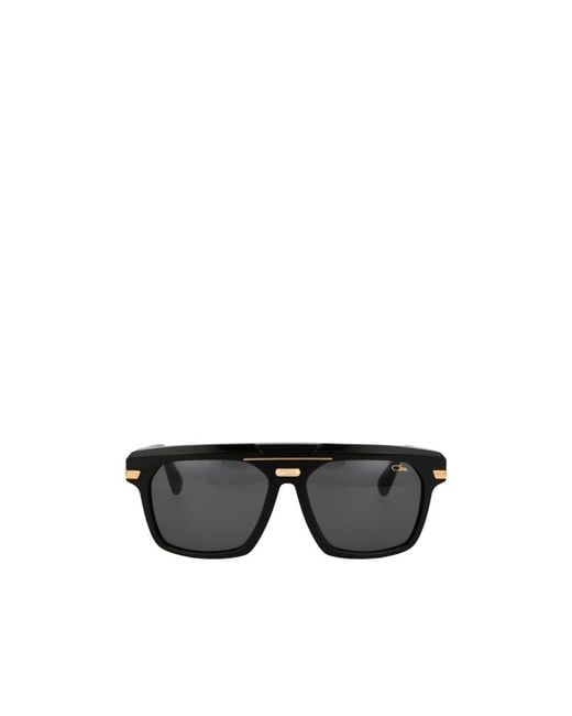 Cazal Black Shield-Frame Sunglasses for men