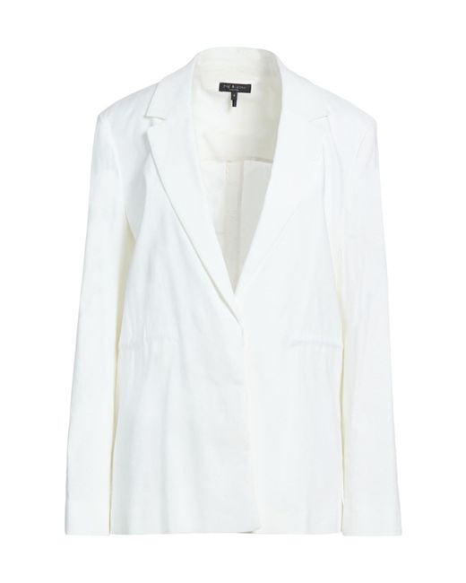 Rag & Bone White Minimalist Single-Breasted Blazer