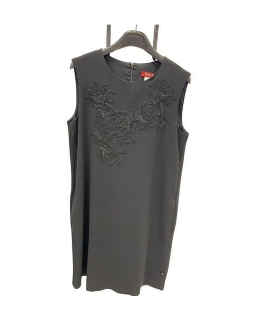 Max Mara Black Sleeveless Dress