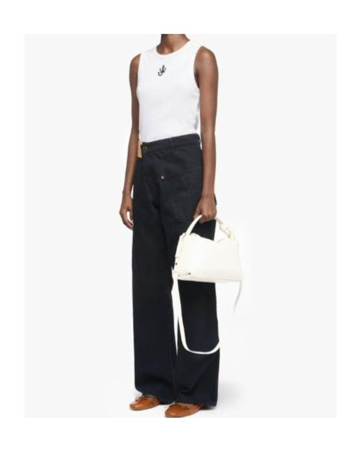 J.W. Anderson Black Jw Anderson Twisted High Waist Jeans
