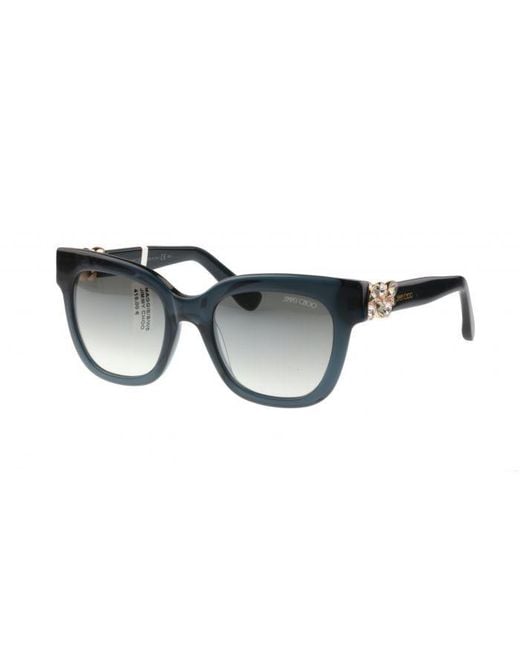 Jimmy Choo White Logo Sunglasses