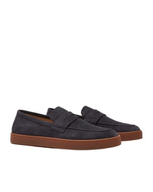 Scarosso Blue Carlos Loafers for men
