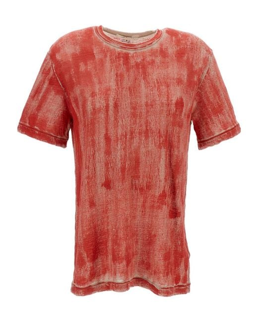 Comme des Garçons Red Comme Des Garçons Oversized Crewneck T-Shirt