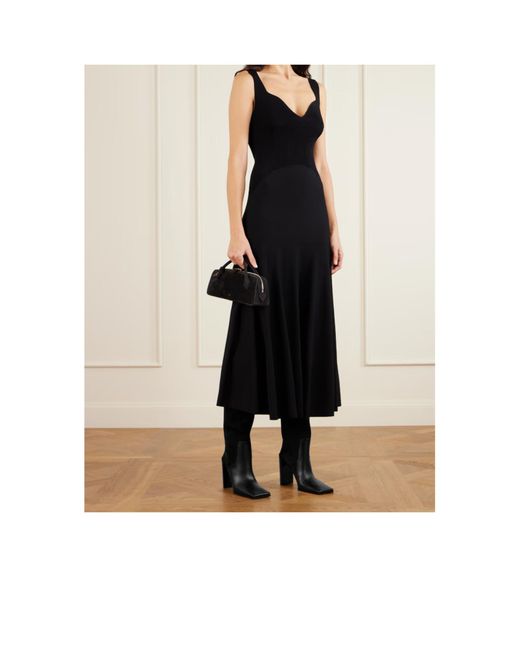 Alaïa Black Square-Toe Boots