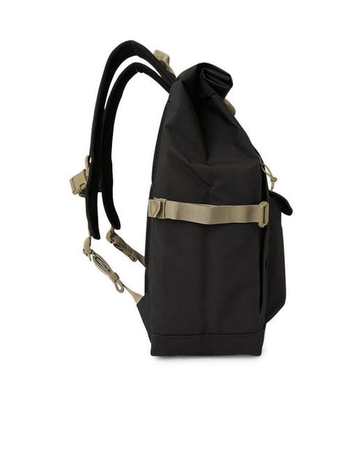 Filson Black Logo Print Backpack for men