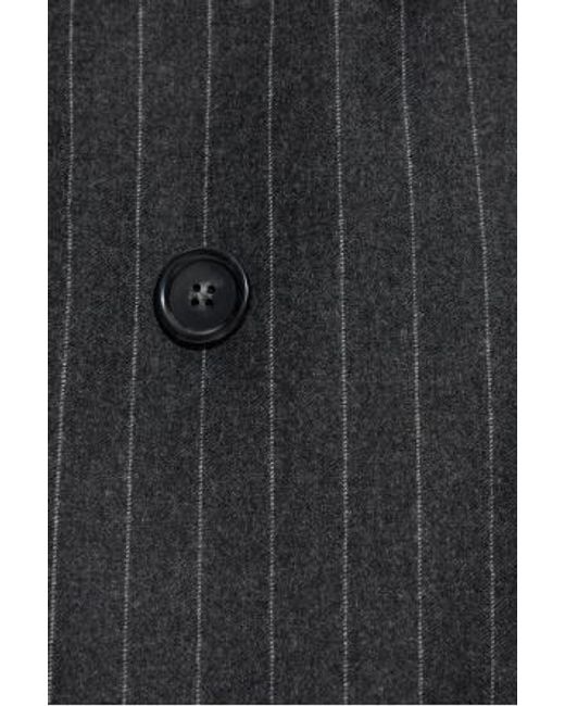 Sportmax Gray Belfordi Double-Breasted Tailored Blazer