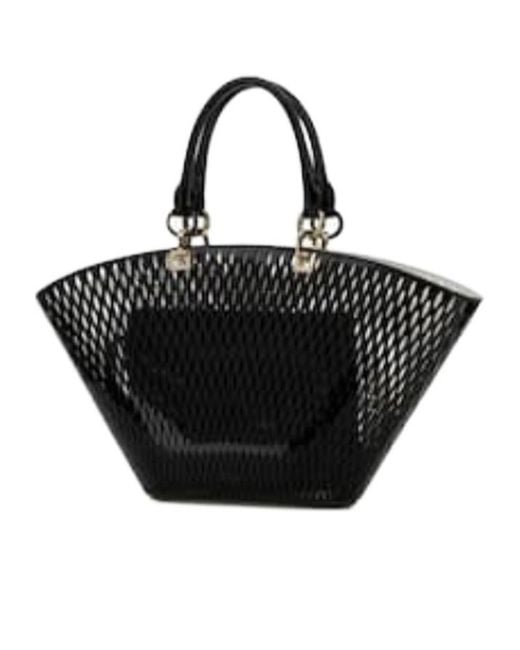 Tom Ford Black Cut Out Medium Panier Bag