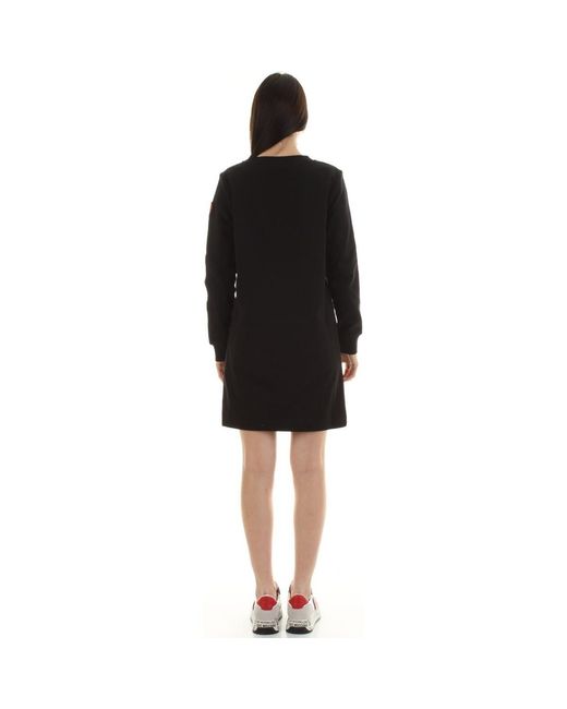 Moschino Black Heart-Detail Sweater Dress