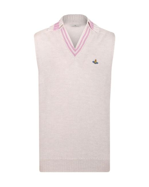 Vivienne Westwood Pink Fisherman Vest for men