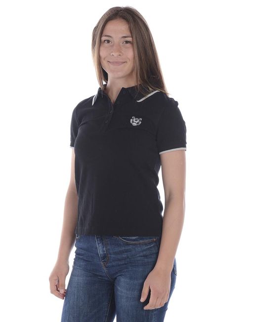 KENZO Black Logo Slim Polo Shirt