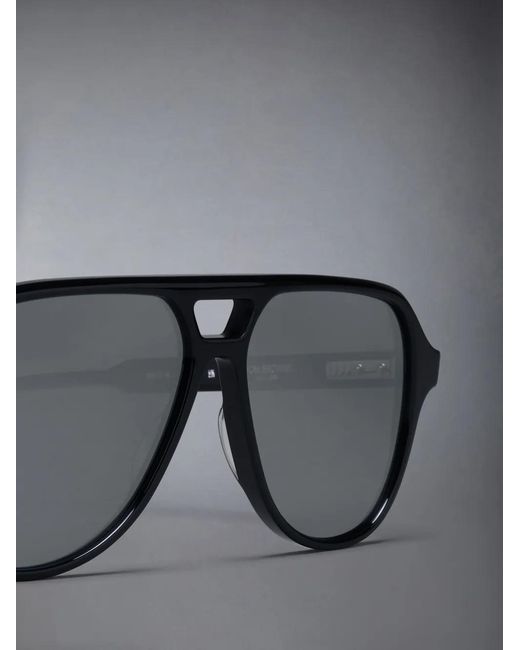 Thom Browne Multicolor Eyewear Pilot Frame Sunglasses for men