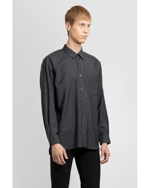 Comme des Garçons Gray Classic Button-Up Shirt for men