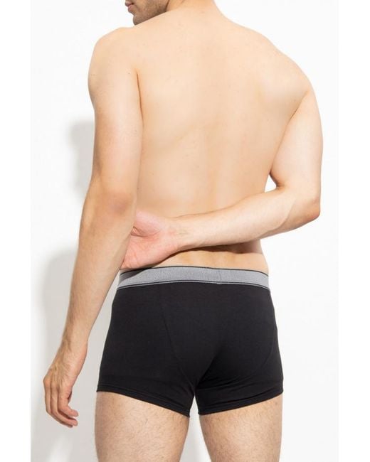 Emporio Armani Gray Logo Boxer Panties Two-Piece for men