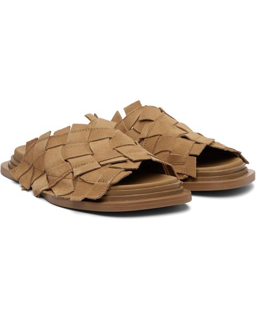 CAMPERLAB Brown Nada Slippers for men