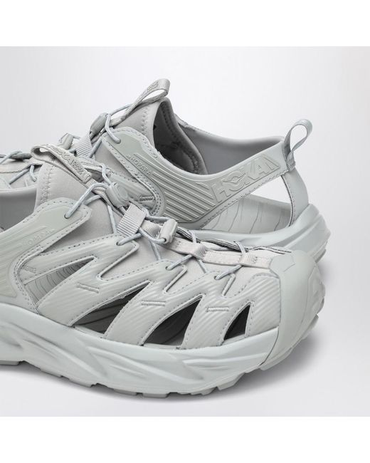 Hoka One One Gray Round Toe Low-Top Sneakers for men