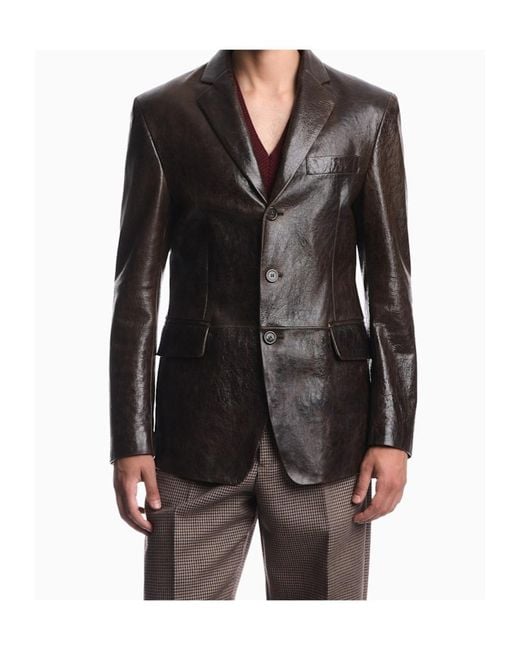 Emporio Armani Gray Blazer for men