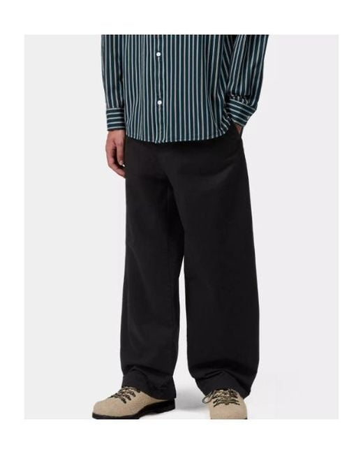 Carhartt Black Cotton Pants for men