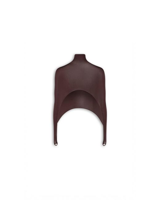 Alaïa Purple Alaïa Second-Skin Tension Top