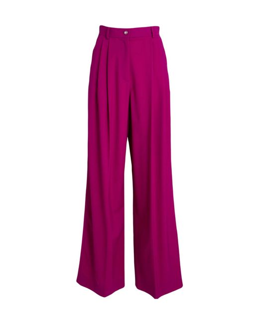 Dolce & Gabbana Pink Loose-Fitting Trousers