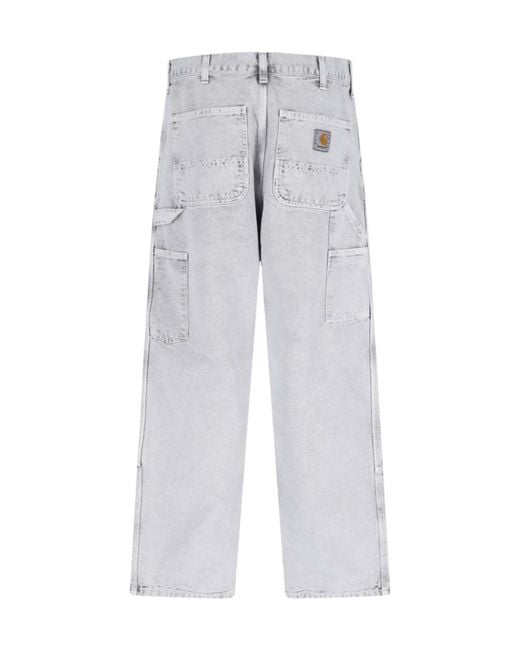 Carhartt Gray Double Knee Pants for men