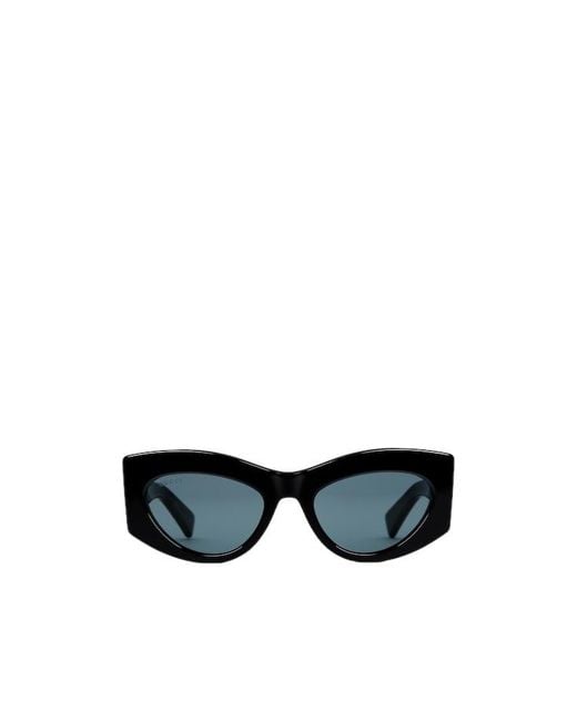 Gucci Black Eyewear Cat Eye Frame Sunglasses