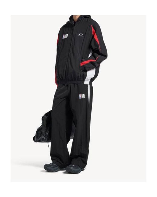 Balenciaga Black Nba Collaboration Track Pants for men