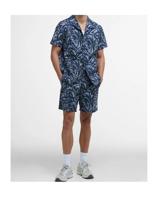 Barbour Blue B.Int Kew Aop Shirt for men
