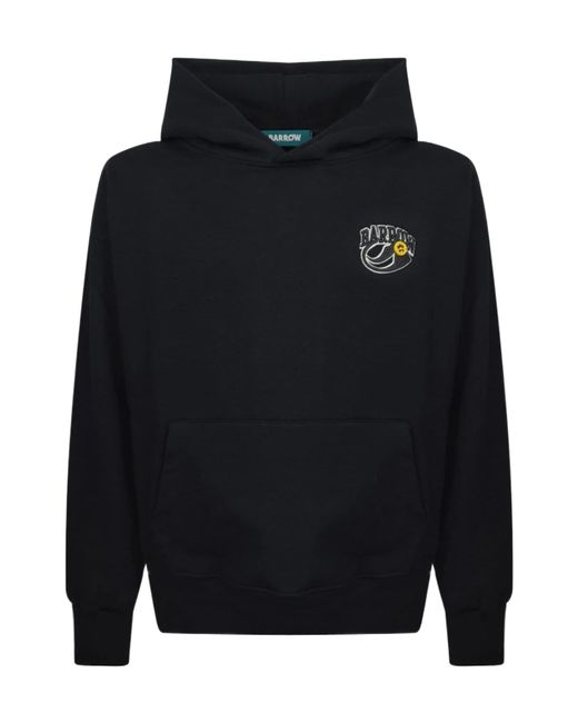 Barrow Blue Bear Printed Hoodie for men