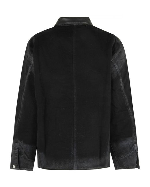 M I S B H V Black Marfa Twill Work Jacket