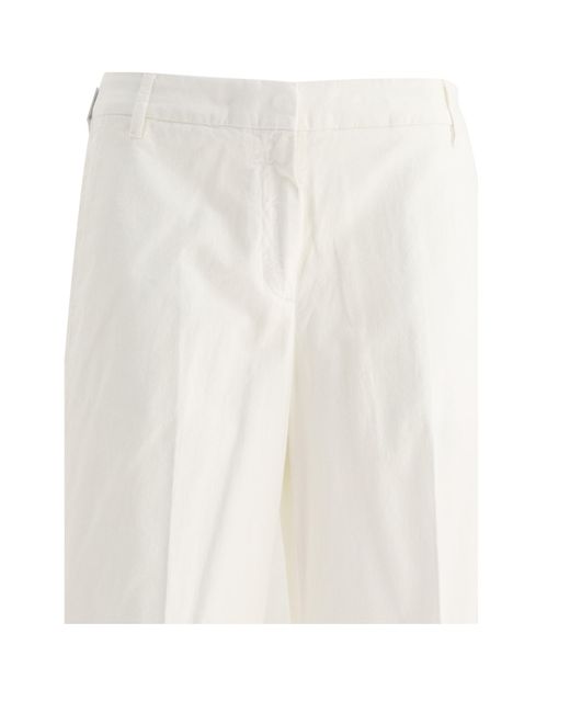 Jacob Cohen White Selena Trousers