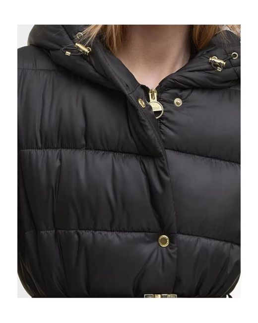 Barbour Black Hooded Cotton Jacket